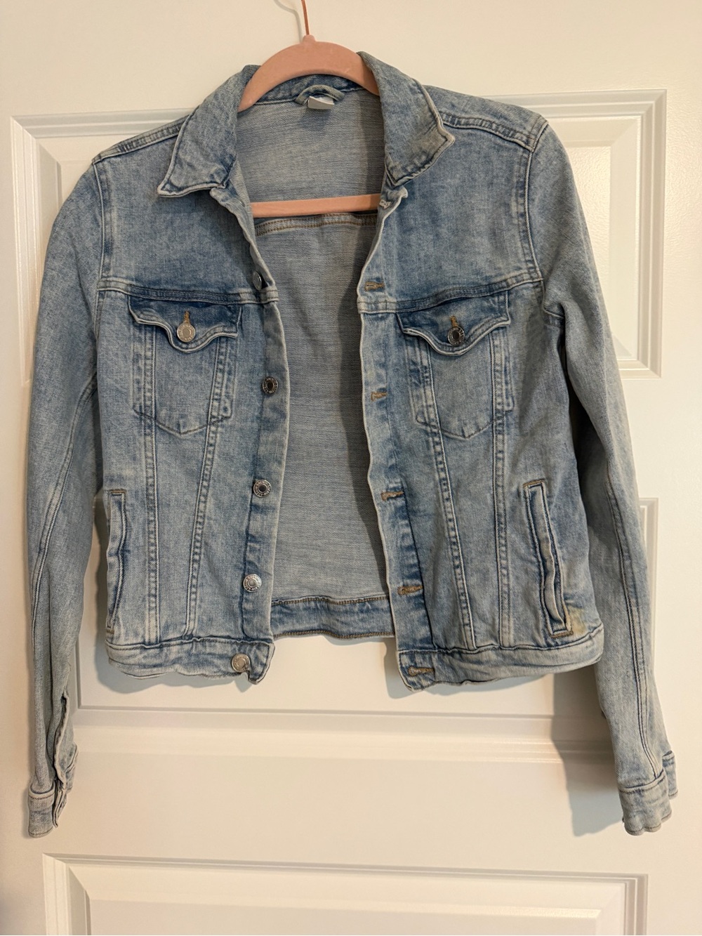 H&M Light Blue Denim Jacket - Women's Jean Trucker